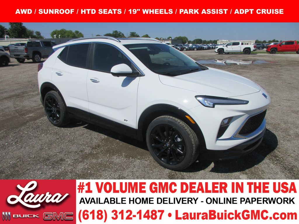 Summit White 2026 Buick Encore GX SUV / Crossover All-Wheel Drive 9-Speed Automatic