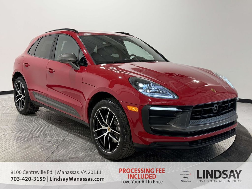 Carmine Red 2025 Porsche Macan AWD SUV / Crossover All-Wheel Drive 7-Speed Automatic