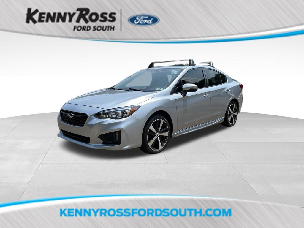 Ice Silver Metallic 2017 Subaru Impreza Sedan All-Wheel Drive Continuously Variable Transmission