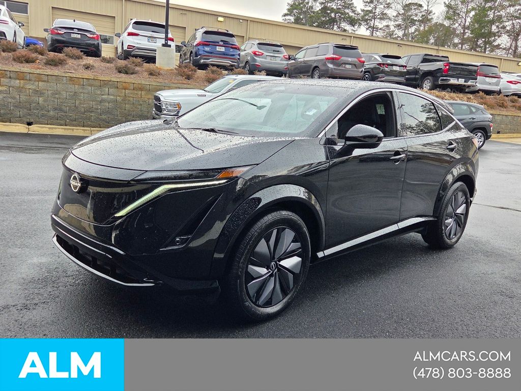 Black Diamond Pearl 2023 Nissan Ariya Venture+ 4dr FWD SUV / Crossover Front-Wheel Drive Continuously Variable Transmission
