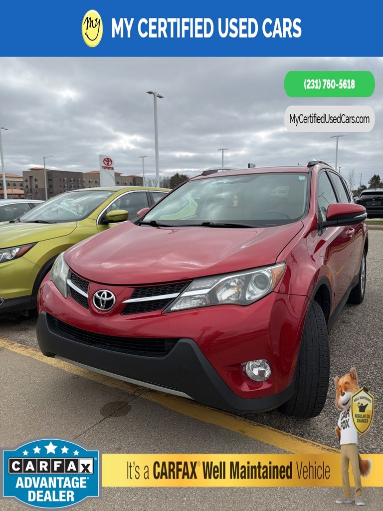 Red 2013 Toyota RAV4 Limited AWD SUV / Crossover All-Wheel Drive 6-Speed Automatic