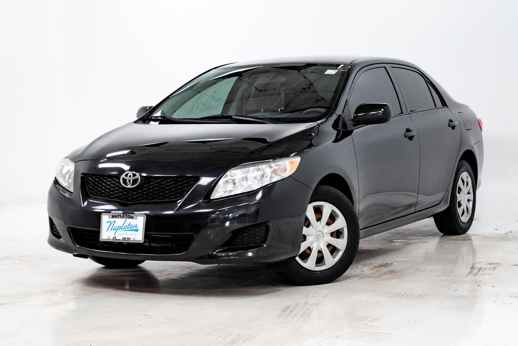 Black Sand Pearl 2009 Toyota Corolla Sedan Front-Wheel Drive 4-Speed Automatic