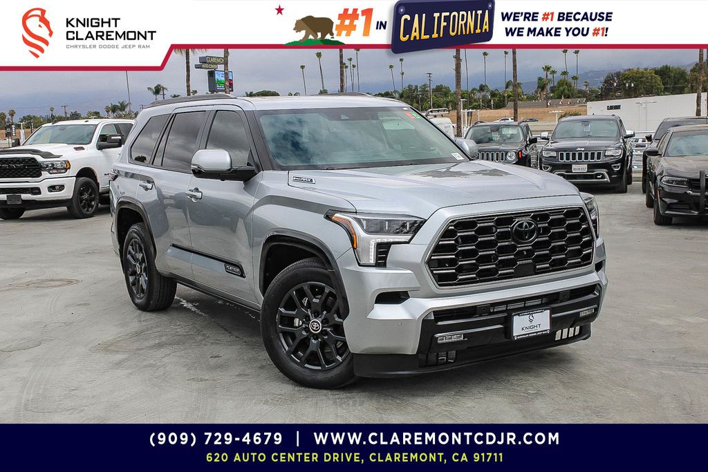 Celestial Silver Metallic 2024 Toyota Sequoia SUV / Crossover Four-Wheel Drive Automatic