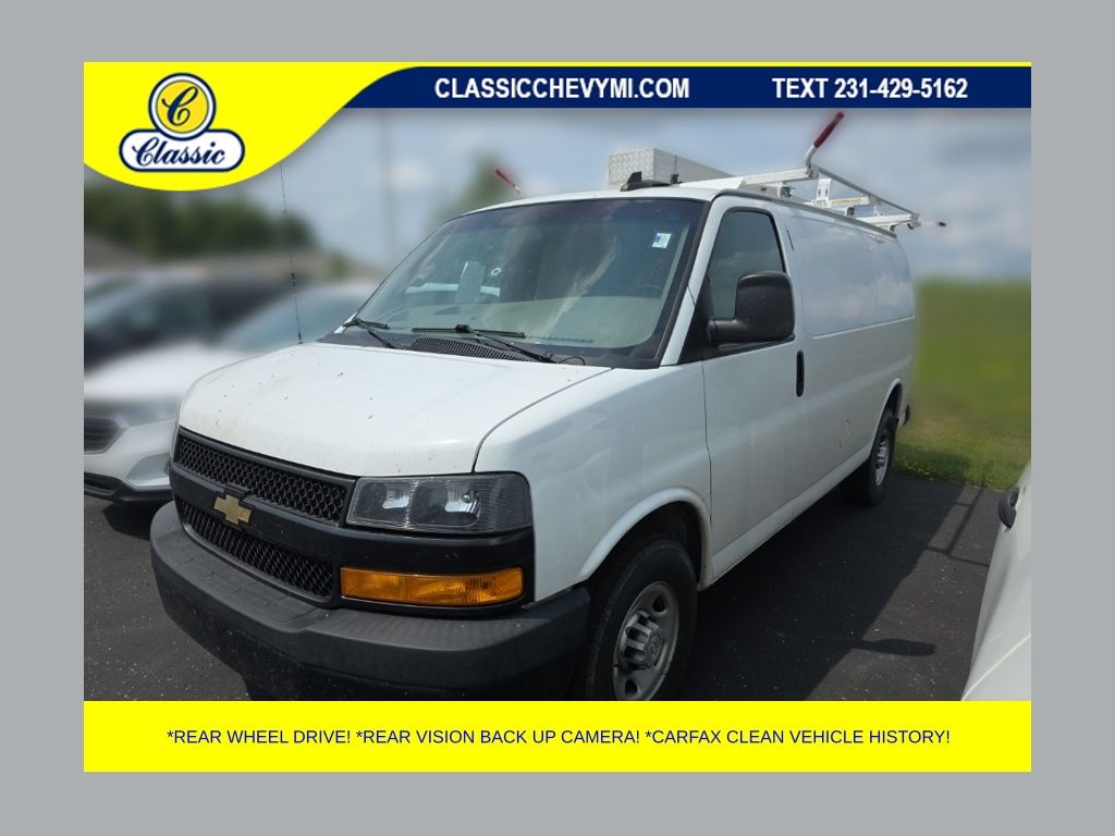 Summit White 2020 Chevrolet Express Cargo Van Rear-Wheel Drive 6-Speed Automatic Overdrive