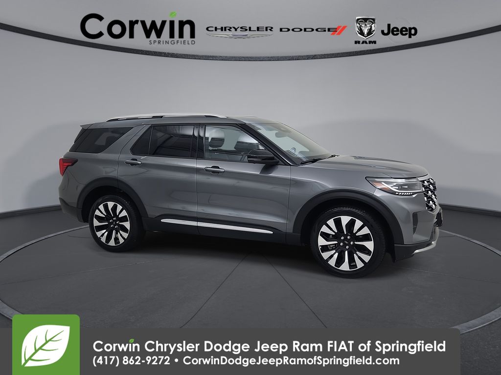 Carbonized Gray Metallic 2025 Ford Explorer SUV / Crossover All-Wheel Drive Automatic