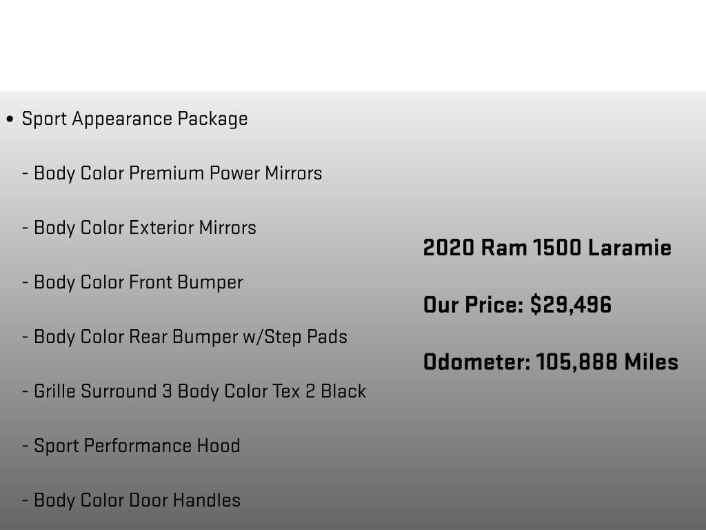 2020 Ram 1500 Laramie Gray at Honda North