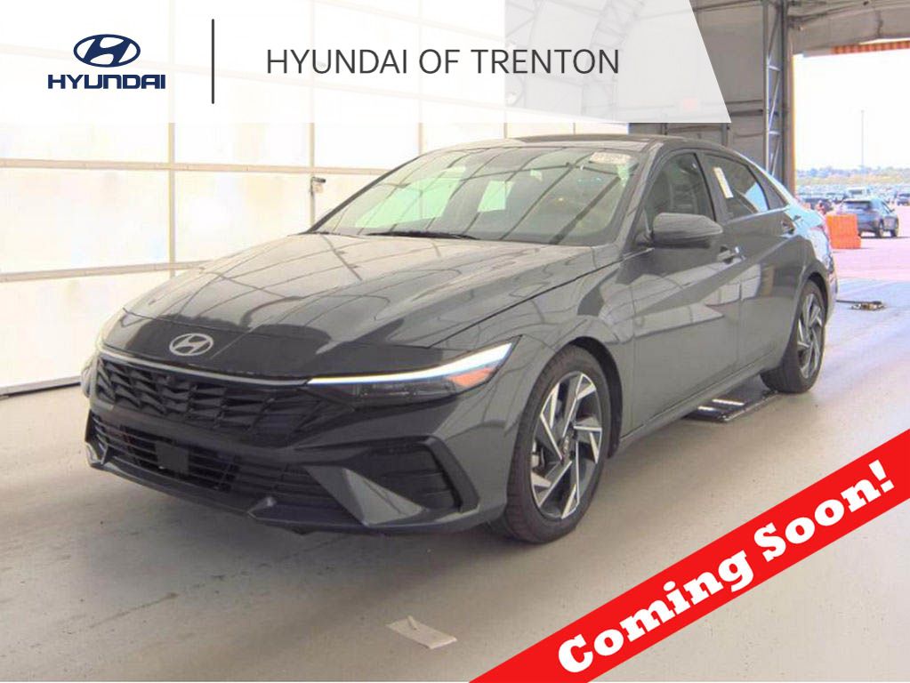 Ecotronic Gray 2024 Hyundai Elantra Sedan Front-Wheel Drive Continuously Variable Transmission