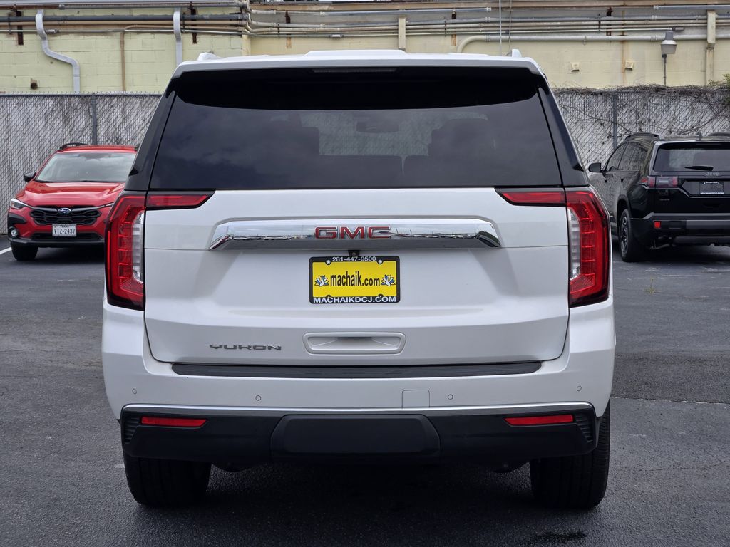 2021 GMC Yukon XL SLT White at Bayway Cadillac of The Woodlands