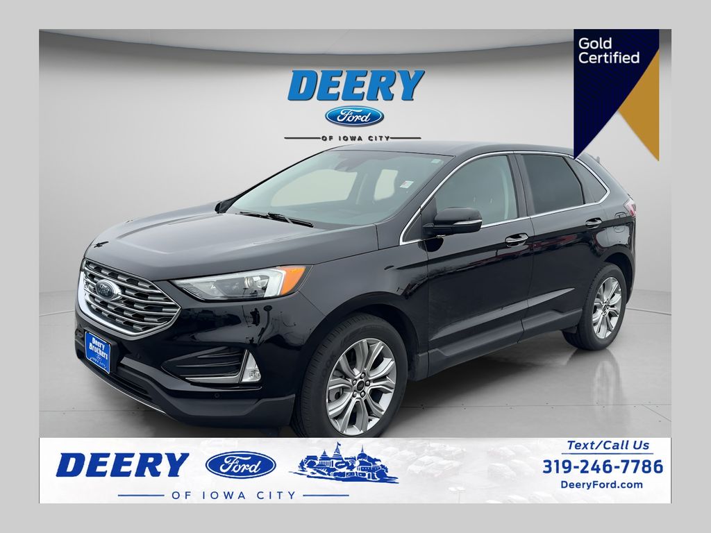 Agate Black Metallic 2024 Ford Edge SUV / Crossover All-Wheel Drive 8-Speed Automatic