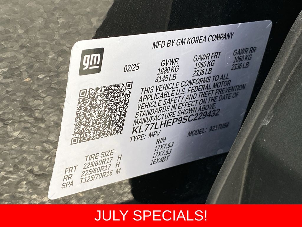 Used 2025 Chevrolet Trax SUV