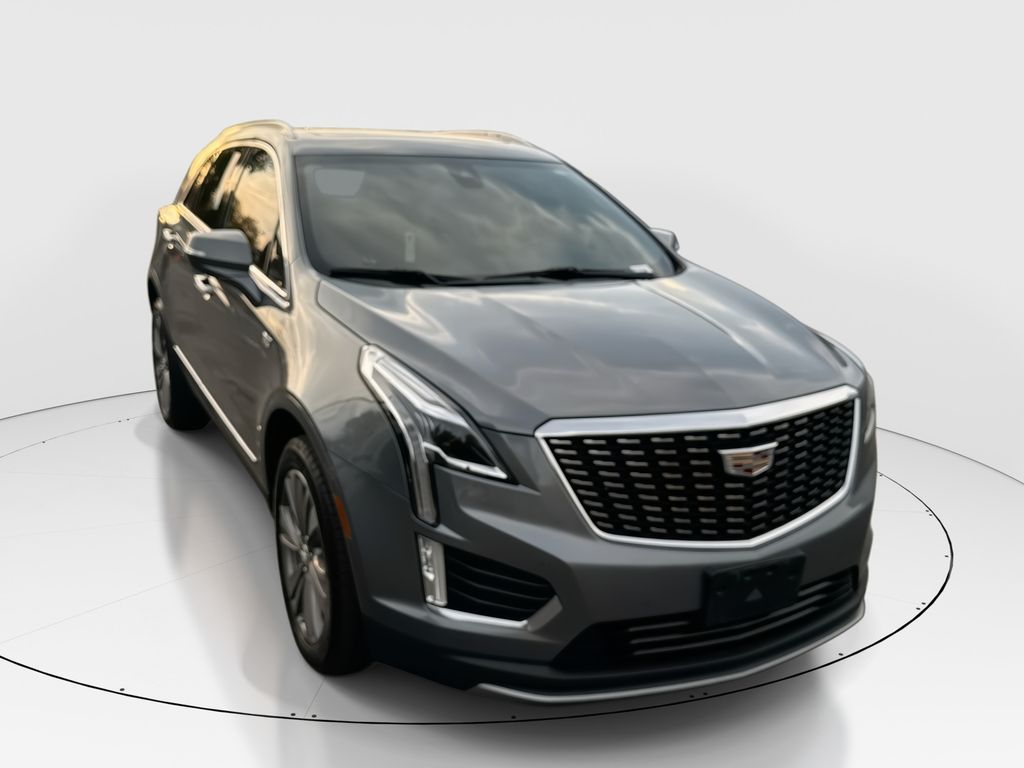 Gray (Satin Steel Metallic) 2021 Cadillac XT5 Premium Luxury FWD SUV / Crossover Front-Wheel Drive 9-Speed Automatic