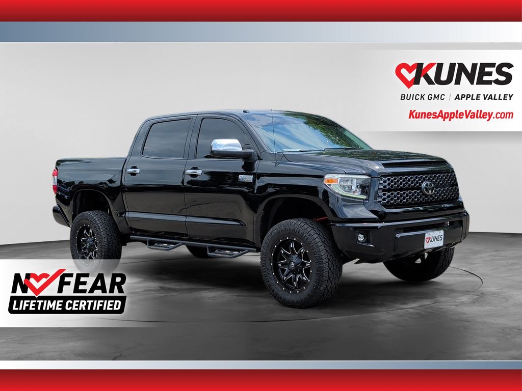 Midnight Black Metallic 2018 Toyota Tundra Pickup Truck Four-Wheel Drive 6-Speed Automatic Overdrive