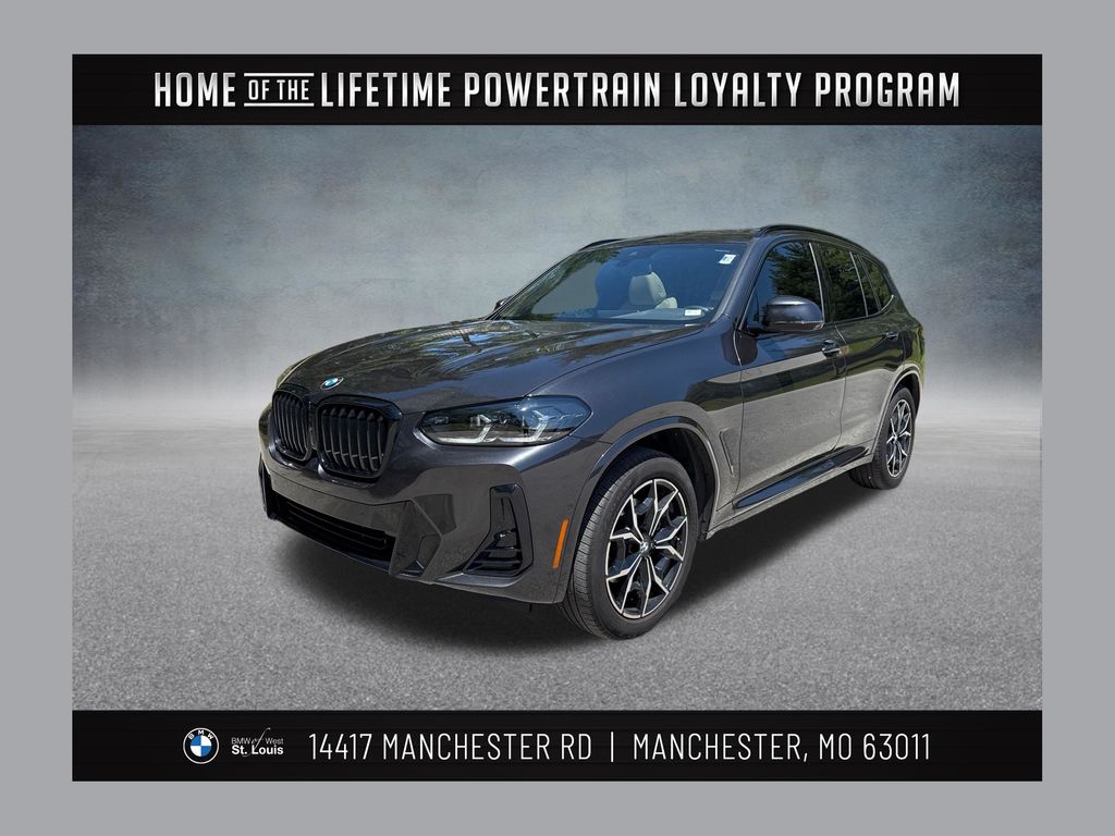 Gray (Dark Graphite Metallic) 2023 BMW X3 SUV / Crossover All-Wheel Drive 8-Speed Automatic