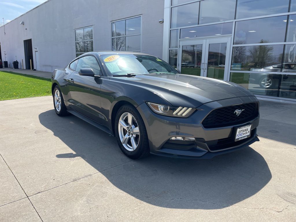 Gray (Magnetic Metallic) 2015 Ford Mustang V6 Coupe RWD Coupe Rear-Wheel Drive 6-Speed Automatic