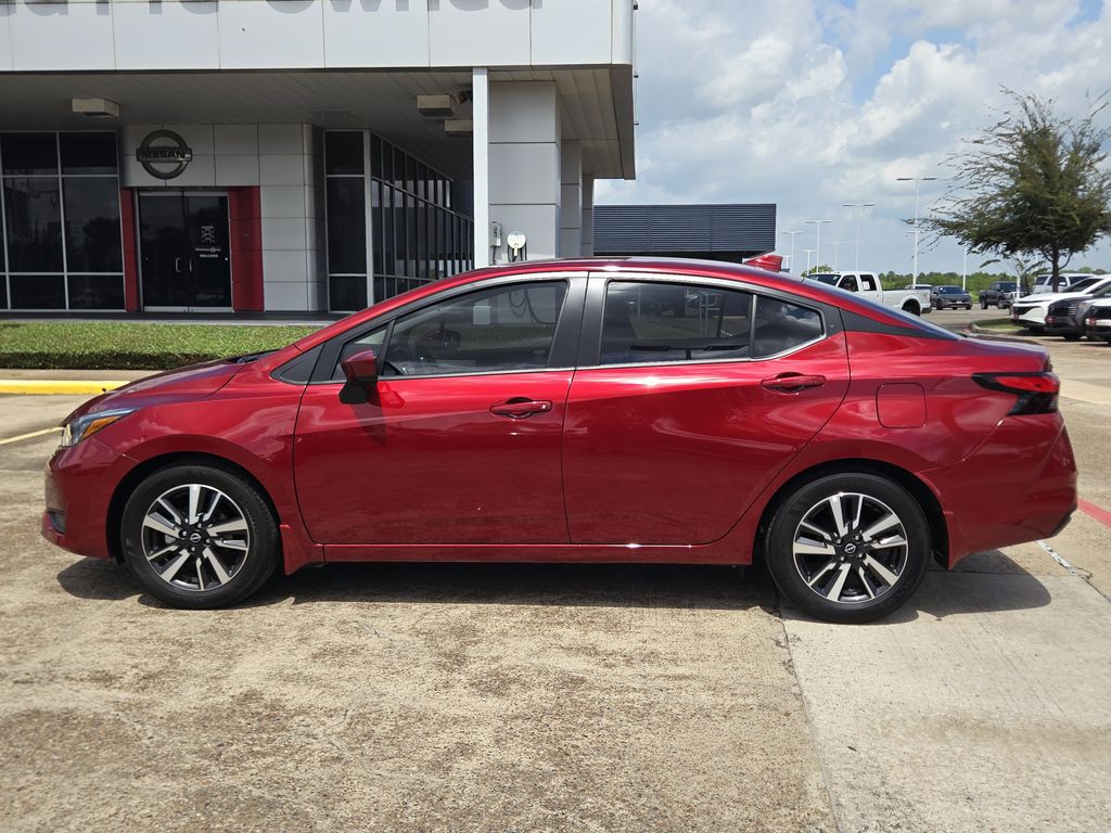 2025 Nissan Versa 1.6 SV Red at South Houston Nissan