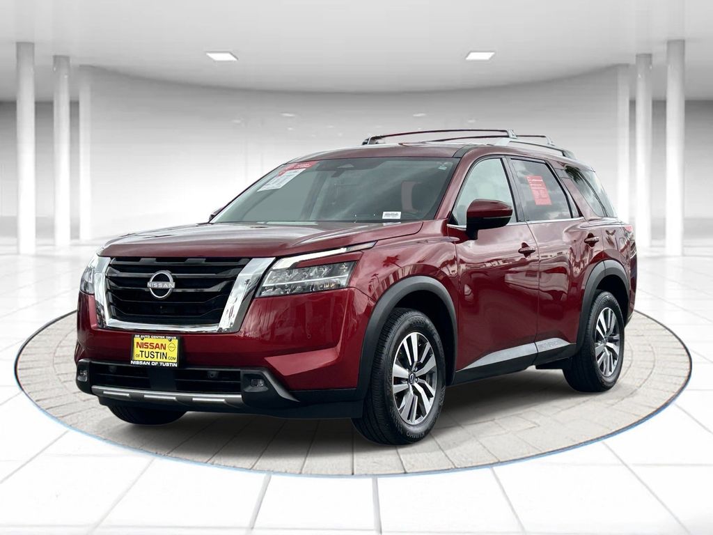 Red (Scarlet Ember Tintcoat) 2023 Nissan Pathfinder SL FWD SUV / Crossover Front-Wheel Drive 9-Speed Automatic