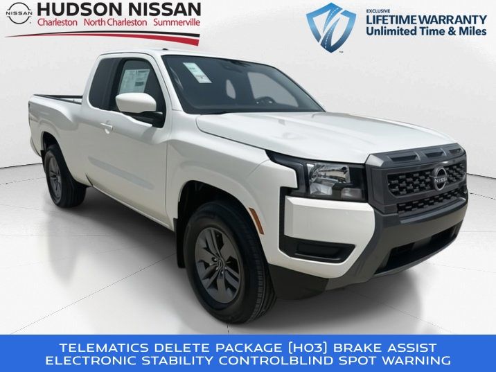 2025 Glacier White Nissan Frontier SV RWD Truck