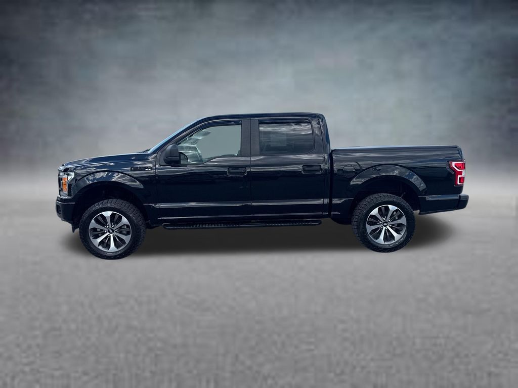 Black Metallic 2020 Ford F-150 XL SuperCrew 4WD Pickup Truck Four-Wheel Drive Automatic