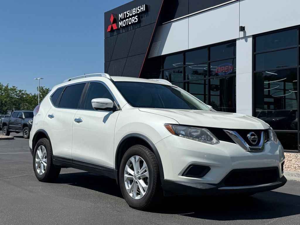 Pearl White 2016 Nissan Rogue SUV / Crossover All-Wheel Drive Continuously Variable Transmission