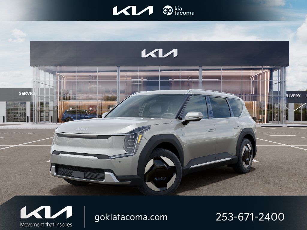 White (Ivory Silver) 2026 Kia EV9 SUV / Crossover All-Wheel Drive 1-Speed Automatic