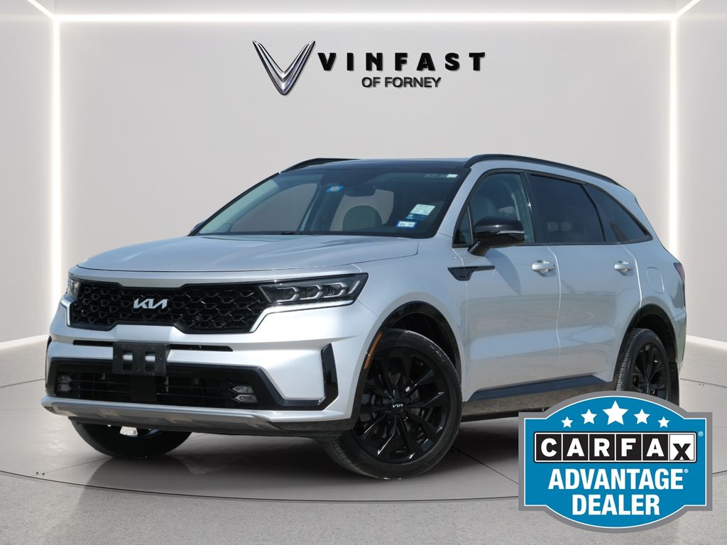 Sparkling Silver 2022 Kia Sorento SX FWD SUV / Crossover Front-Wheel Drive 8-Speed Dual Clutch