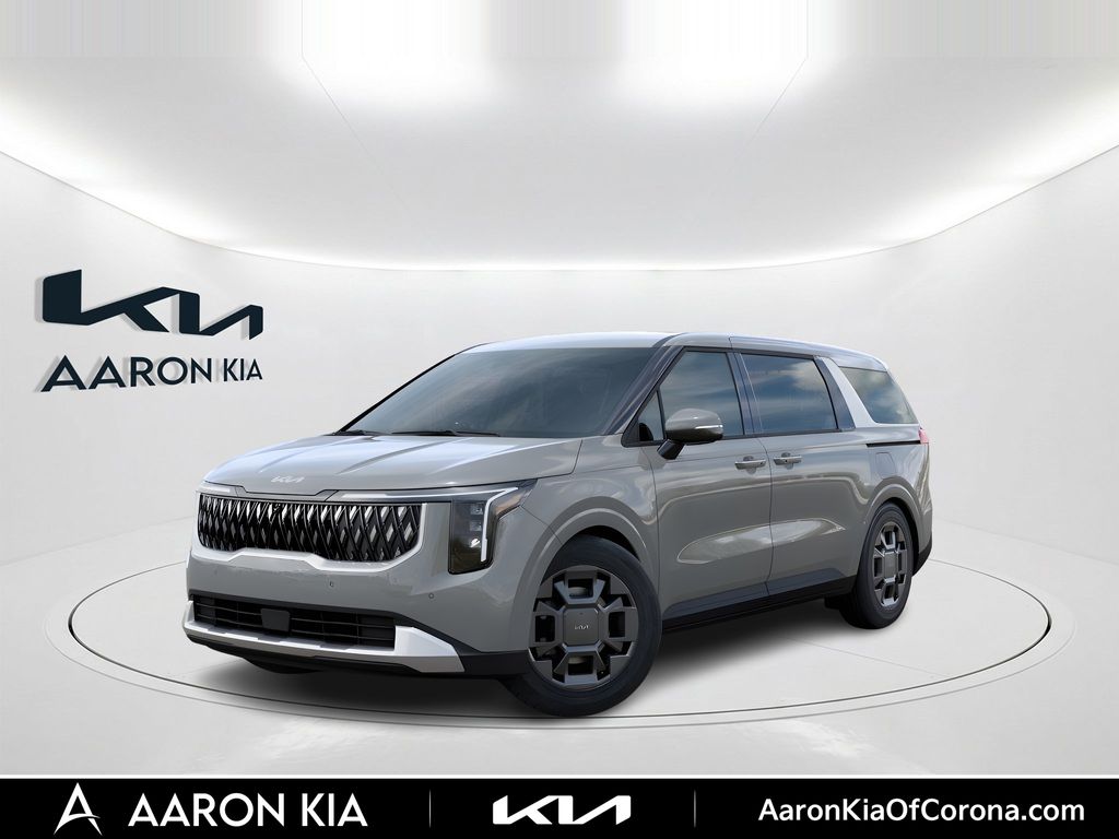 Ceramic Silver 2026 Kia Carnival Hybrid Minivan Front-Wheel Drive 6-Speed Automatic