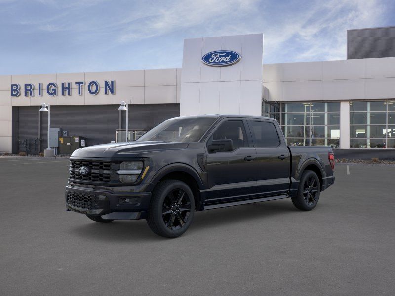 Agate Black Metallic 2026 Ford F-150 STX 4dr SuperCrew 4WD Pickup Truck Four-Wheel Drive Automatic