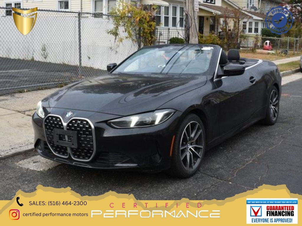 Jet Black 2025 BMW 4 Series 430i Convertible xDrive Convertible All-Wheel Drive 8-Speed Automatic