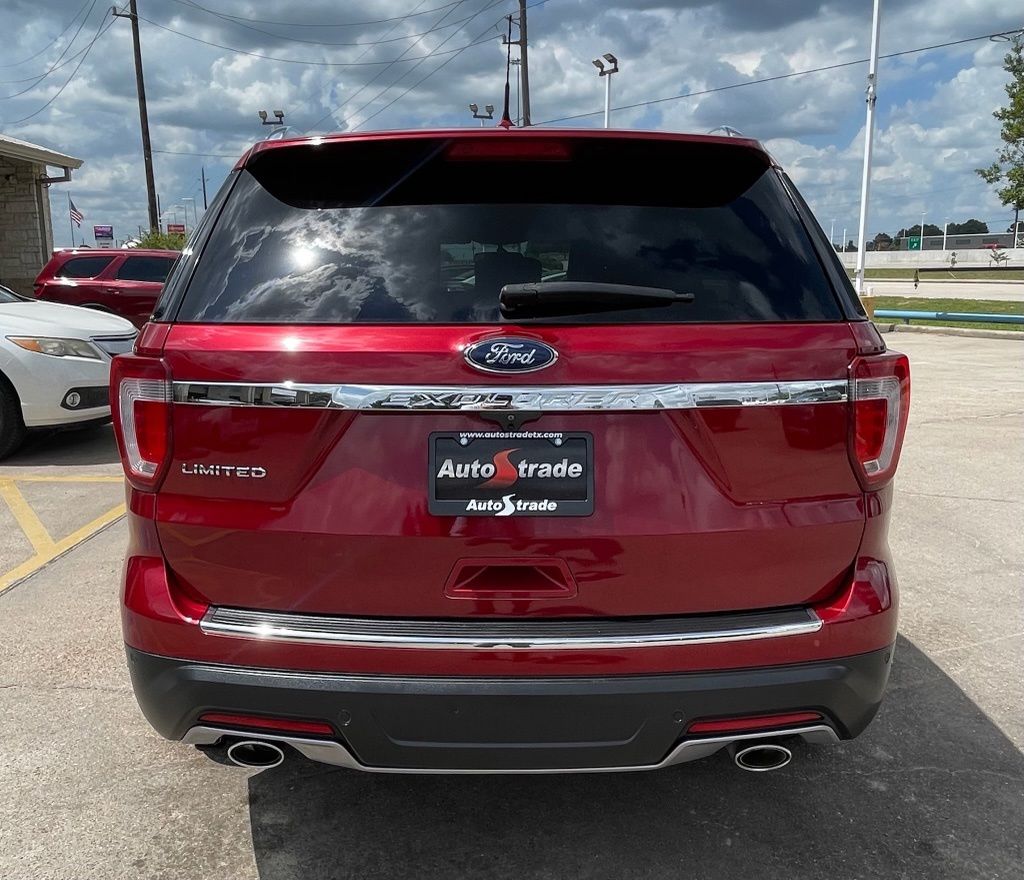 2018 Ford Explorer Limited Red at Bayway Cadillac of The Woodlands