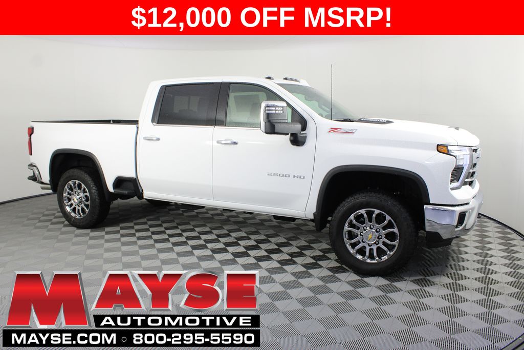Summit White 2026 Chevrolet Silverado 2500HD Pickup Truck Four-Wheel Drive Automatic