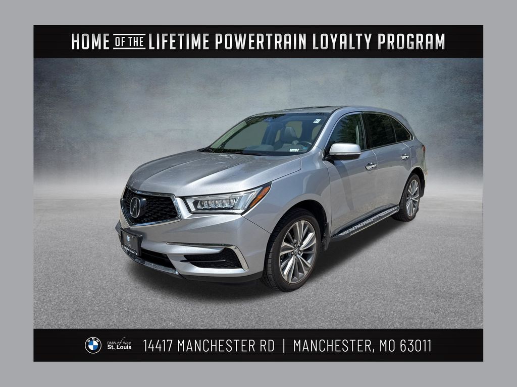 Fathom Blue Pearl 2017 Acura MDX SUV / Crossover All-Wheel Drive 9-Speed Automatic