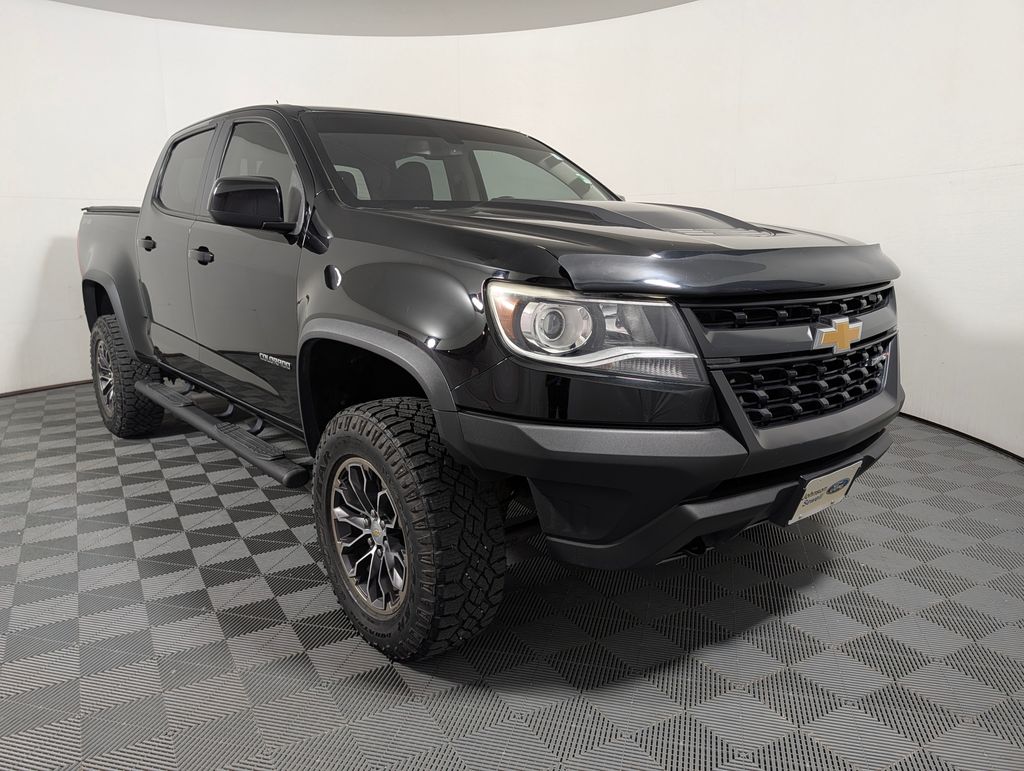 Black 2017 Chevrolet Colorado Pickup Truck Four-Wheel Drive 8-Speed Automatic