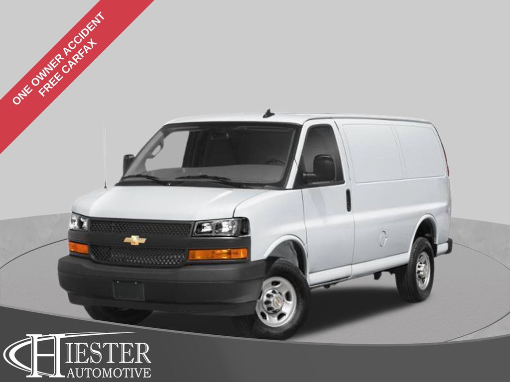 Summit White 2025 Chevrolet Express Cargo Van Rear-Wheel Drive 8-Speed Automatic Overdrive