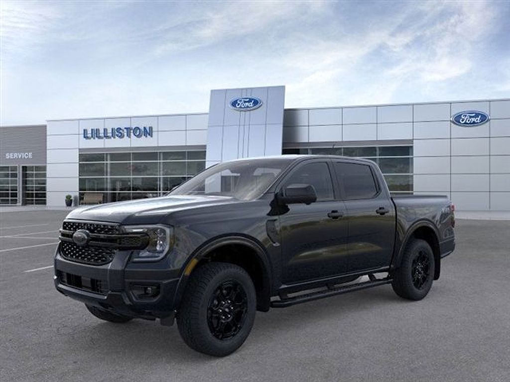 Shadow Black 2026 Ford Ranger XLT SuperCrew 4WD Pickup Truck Four-Wheel Drive Automatic