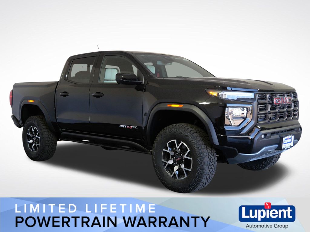 Onyx Black 2026 GMC Canyon AT4X Crew Cab 4WD Pickup Truck Four-Wheel Drive 8-Speed Automatic