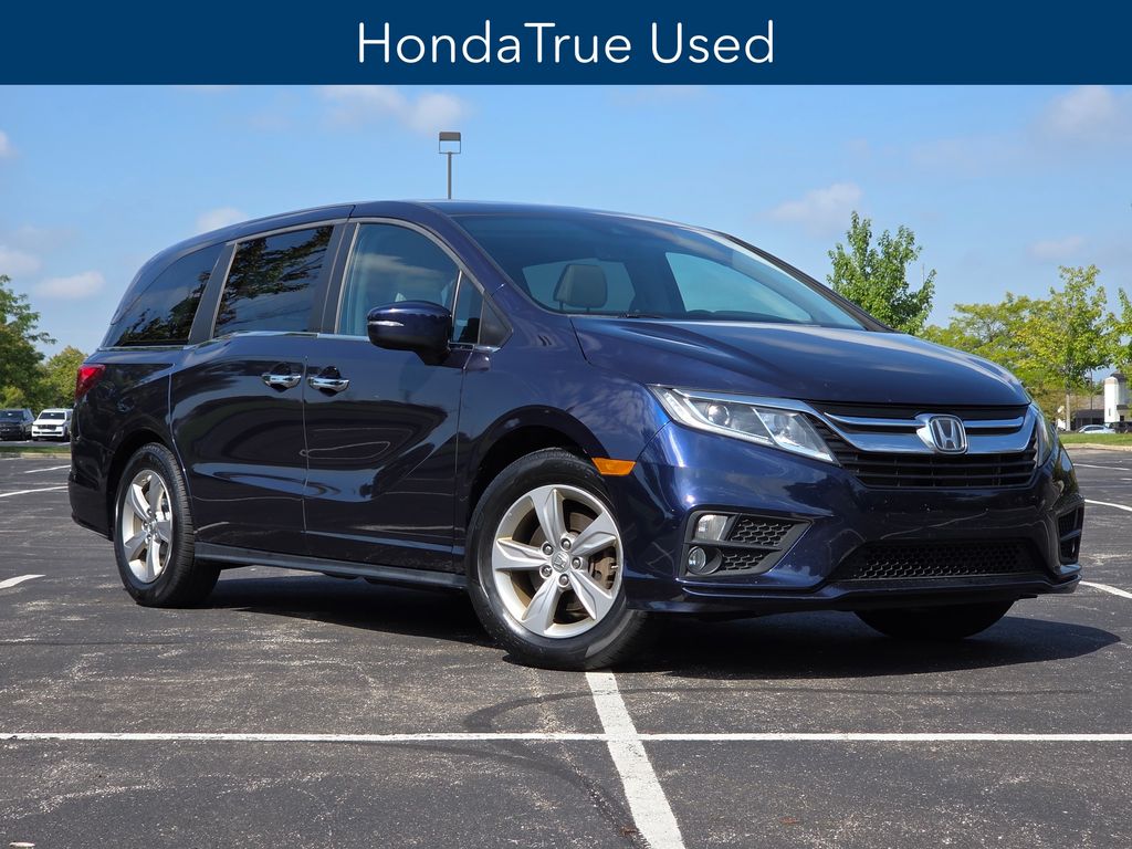 Certified Used 2018 Blue Honda EX-L image 3