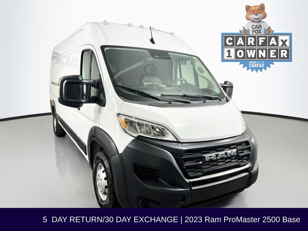 Bright White Clearcoat 2023 RAM ProMaster Van Front-Wheel Drive 9-Speed Automatic
