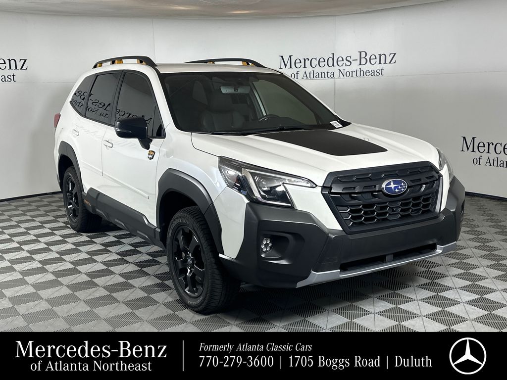 Crystal White Pearl 2022 Subaru Forester Wilderness Crossover AWD SUV / Crossover All-Wheel Drive Continuously Variable Transmission