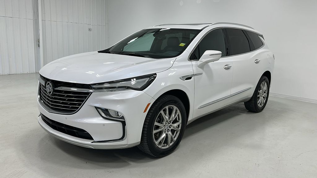White Frost Tricoat 2023 Buick Enclave Premium AWD SUV / Crossover Four-Wheel Drive 9-Speed Automatic