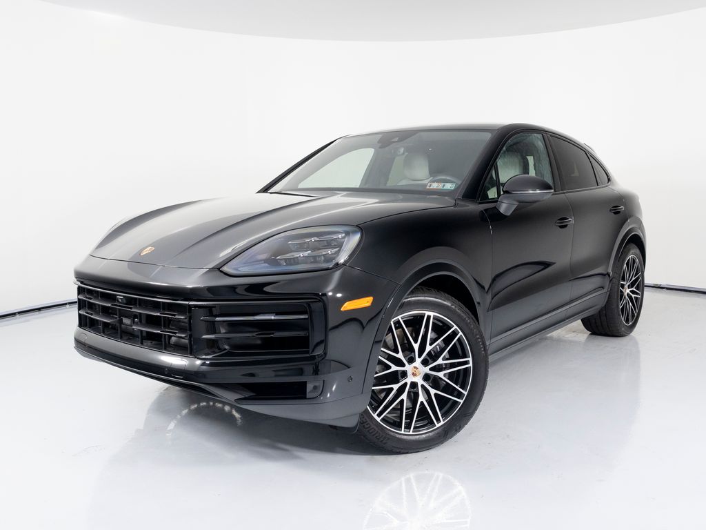 Black 2026 Porsche Cayenne Coupe Coupe All-Wheel Drive 8-Speed Automatic