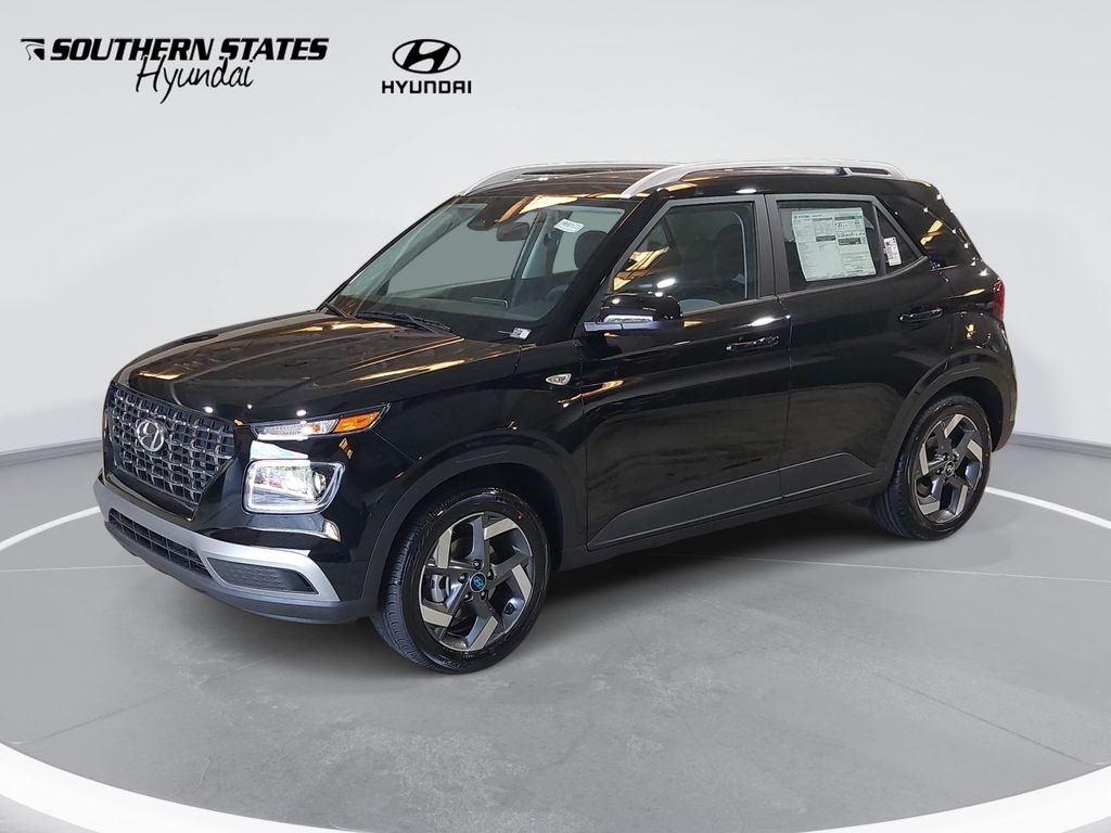 Onyx Black 2026 Hyundai Venue SUV / Crossover Front-Wheel Drive Continuously Variable Transmission