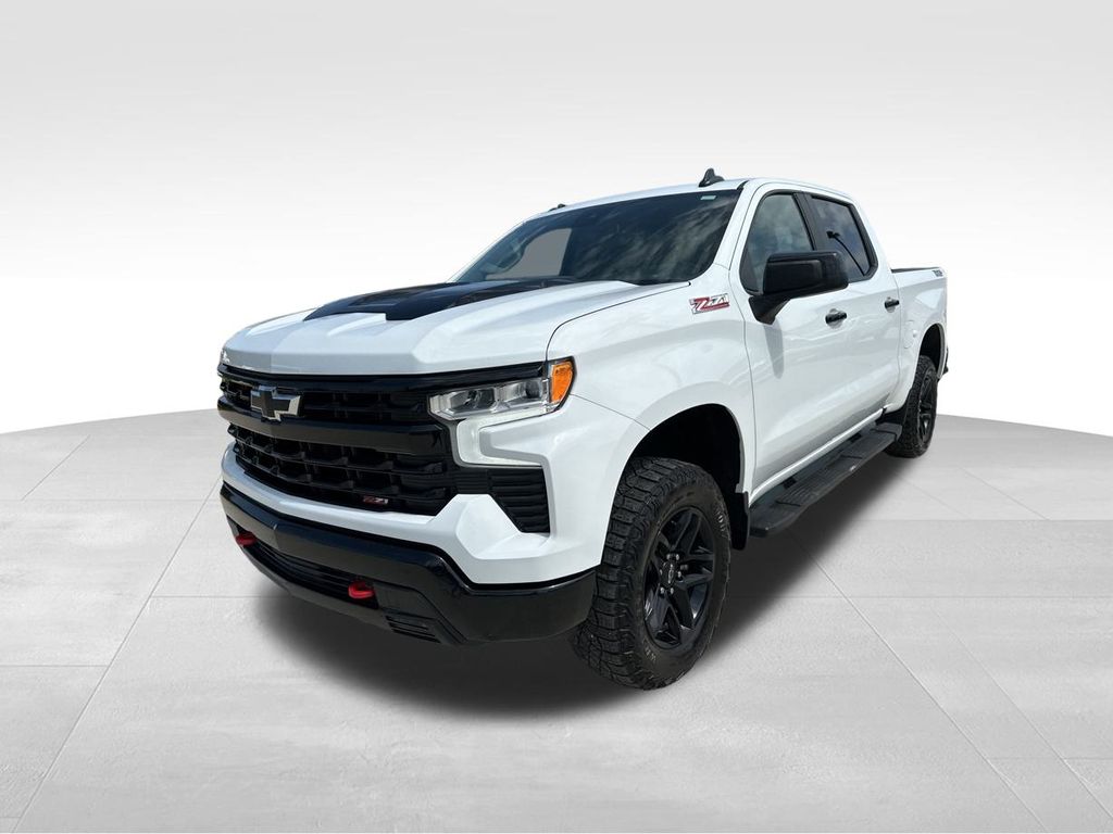 2023 Summit White Chevrolet Silverado 1500 LT Trail Boss 4X4 Truck