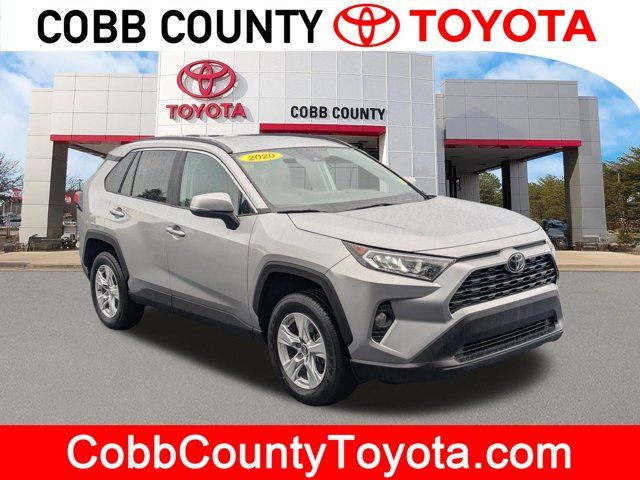 Silver Sky Metallic 2020 Toyota RAV4 SUV / Crossover All-Wheel Drive 8-Speed Automatic