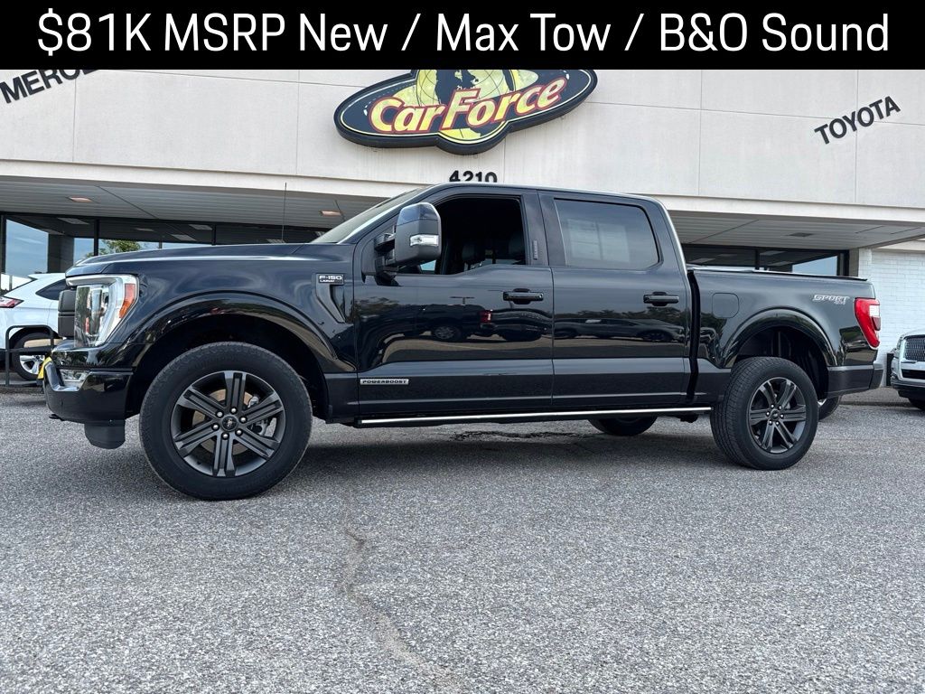 Agate Black Metallic 2023 Ford F-150 Pickup Truck Four-Wheel Drive Automatic