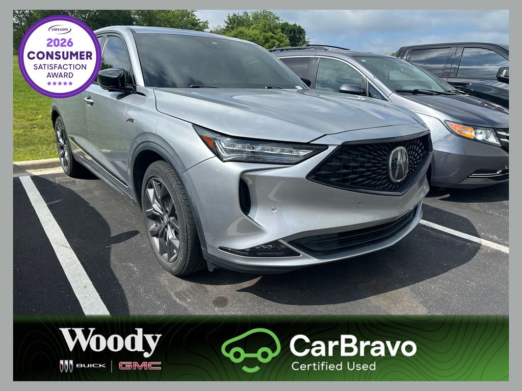 Silver 2022 Acura MDX SUV / Crossover All-Wheel Drive Automatic