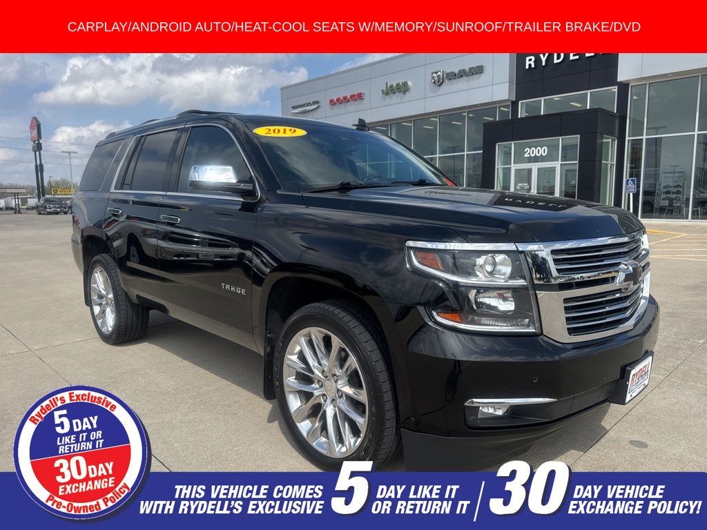 Black 2019 Chevrolet Tahoe SUV / Crossover Four-Wheel Drive 