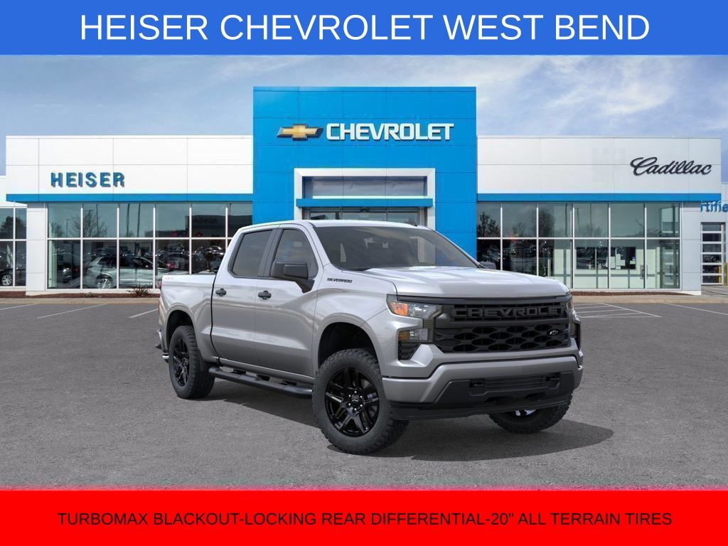 Sterling Gray Metallic 2026 Chevrolet Silverado 1500 Pickup Truck Four-Wheel Drive 8-Speed Automatic
