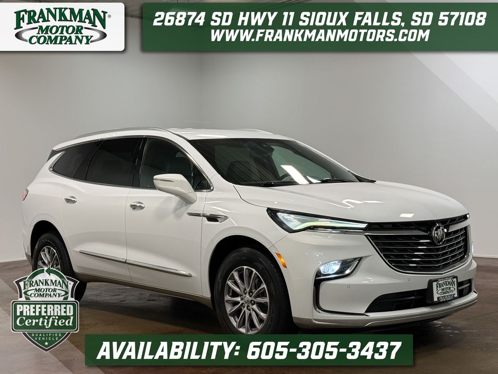Summit White 2023 Buick Enclave Essence AWD SUV / Crossover Four-Wheel Drive 9-Speed Automatic