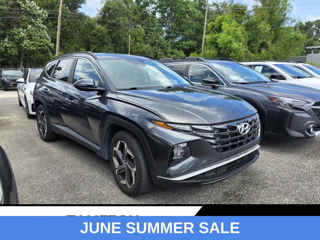 Portofino Gray 2023 Hyundai Tucson SUV / Crossover Front-Wheel Drive 8-Speed Automatic