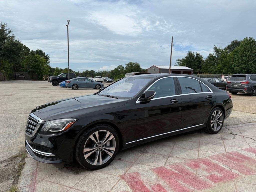 Black 2020 Mercedes-Benz S-Class Sedan Rear-Wheel Drive 9-Speed Automatic